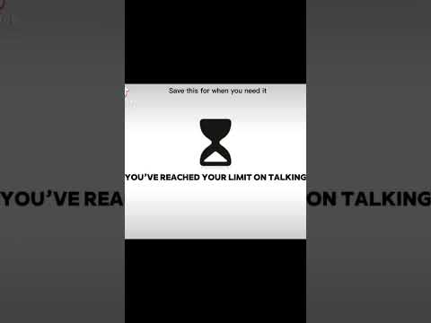 You Ve Reached Your Limit On Talking You Ve Reached Your Limit On Talking
