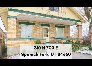  Sold 310 N 700 E Spanish Fork UT 84660 Video Tour