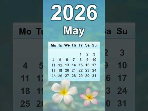 May 2026 Calendar