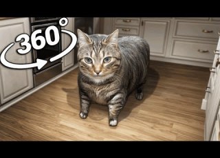  OIIAOIIA Cat Breaks Into Your House 360 VR Animation