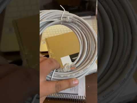 AmazonBasics RJ45 Cat 5e Network Ethernet Patch LAN Cable For Router 15 Meter Wifi Airtel Jio