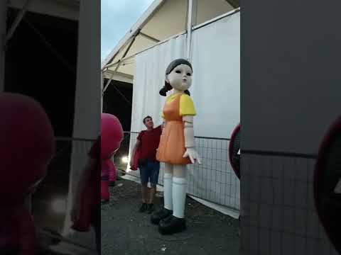 Squid Game Girl S Head Suddenly Turned And They Got Scared Hira Shorts