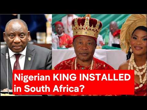 A Nigerian Man Coronated As KING In South Africa What They Are Not Telling You