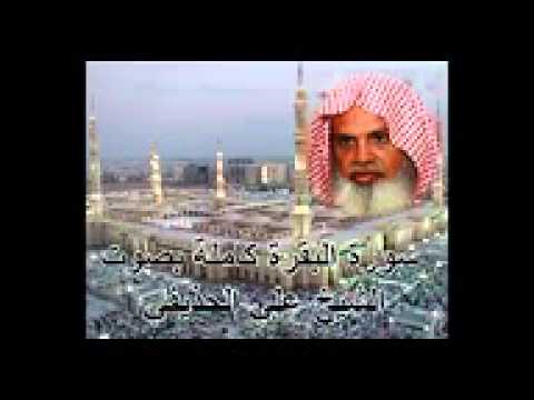 سورة البقرة كاملة بصوت علي الحذيفي Sura Al Baqarah