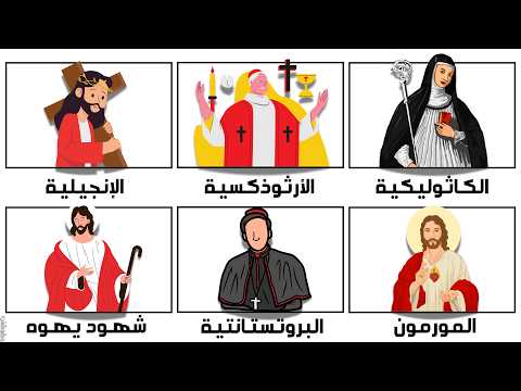 شرح جميع الطوائف المسيحية في4 دقائق