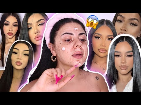 جربت اشهر مكياج على التيك توك لسنة ٢٠٢٣ ما رح تصدقوا النتيجة