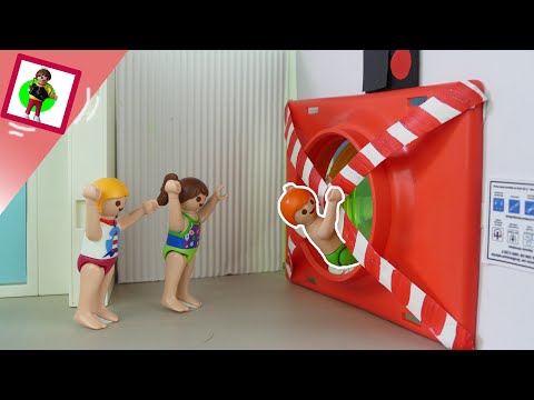 Playmobil Film Die Verbotene Rutsche Im Aquapark Familie Jansen Kinderfilm Kinderserie