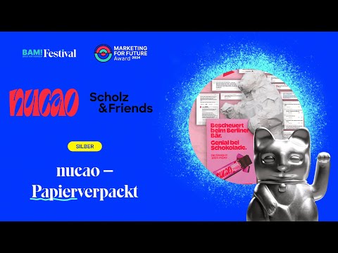 Nucao Papierverpackt Marketing For Future Award 2024