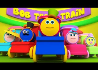 боб поезд палец семьи песня для детей Bob The Train Finger Family Nursery Rhyme For Kids