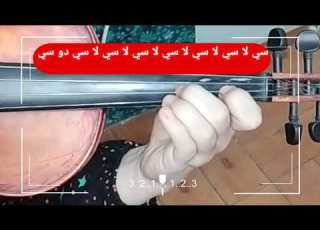  تعليم عزف أخيرا قالها على الكمان للمبتدئين نوته حرفيه كامله