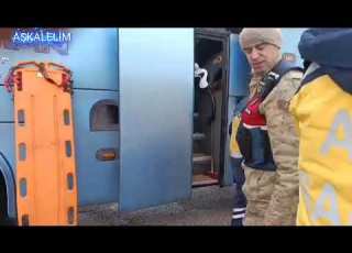 Aşkalede Kaza 1 Ölü 10 Yaralı
