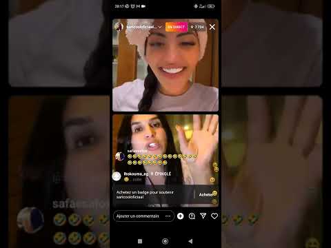 لايڤ ساري كول و صوفيا طالوني موووت ديال الضحك