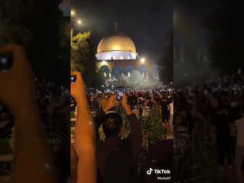 احتفال بالنصر في الأقصى اعقاب معركة سيف القدس21 5 2021