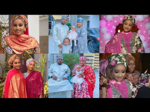 Wankan Sallar Hafsat Idris Tare Da Yarta Halima Atete Tare Da Mijin Ta Daga Maiduguri