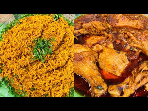 طريقة عمل دبابيس دجاج بالصوص الأحمر أرز أصفر مبهر البلدي يوكل مع الشيف نونا