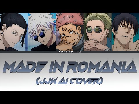 Made In Romania Geto Gojo Sukuna Nanami Toji AI Original