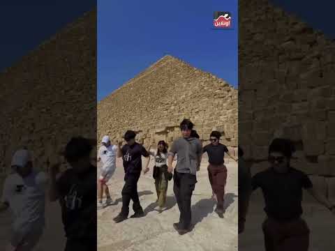 الاهرامات مصر Egypy رقص الاجانب عند الأهرامات اخبار News