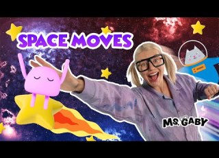  Space Moves Dance With Ms Gaby Songs For Kids Interactive Kids Dance Videos