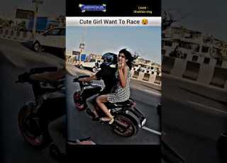 Shahfaiz2 Chapri Girl Want To Race With Me Girl Shorts Bike Rider Youtubeshorts Vlog Ktm