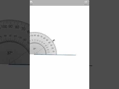 كيفية رسم اي زاوية