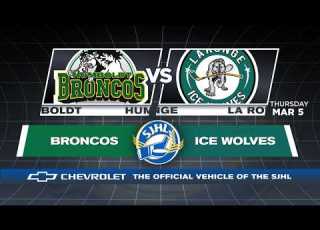 HIGHLIGHTS Humboldt Broncos La Ronge Ice Wolves March 6 2026