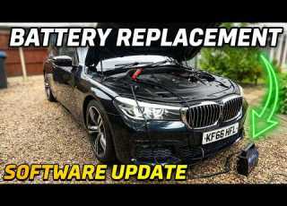 BMW 7 G11 Battery Replacement Software Update With ISTA Oxygen Sensor Replacement