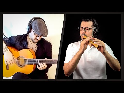 الأغنية الإسبانية الرائعة ناي و جيتار فتيان ومنير Amor Mio Cover