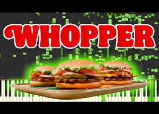Whopper Whopper But It S MIDI Auditory Illusion The Whopper Song Piano Sound