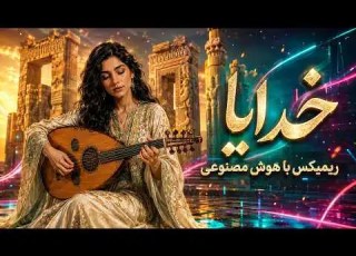خدایا ریمیکس تکنو با هوش مصنوعی از تصنیف سنتی ایرانی شاد باشگاهی و متفاوت