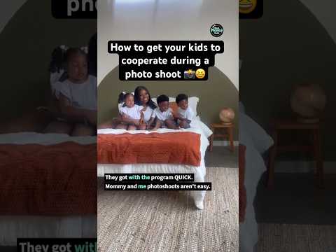 Mom Promises To Take Her Kids Out To Eat After A Mommy And Me Photo Shoot Shorts