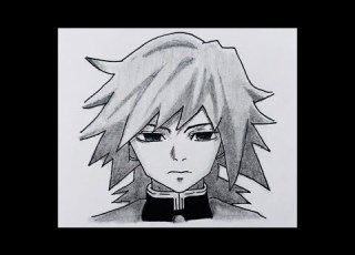  كيف ترسم غيو توميوكا من انمي قاتل الشياطين How To Draw Gyo Tomioka From Anime Demon Slayer Anime