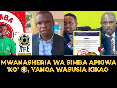 LIVE MAPYA YAIBUKA YANGA WAMEGOMA HATA KWENDA KWENYE KIKAO CHENYEWE WAKILI SIMBA ATOKA KAPA TFF