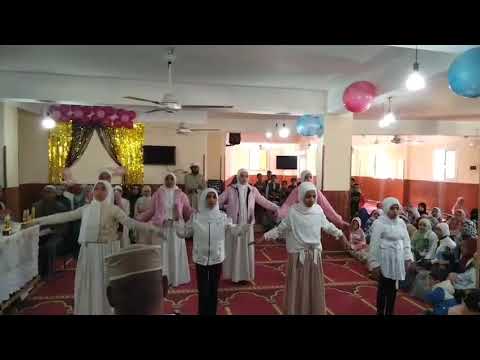 أنشودة نور من قلبى أشرق بالحركات فى حفل ختم 10من طلاب وطالبات المكتب