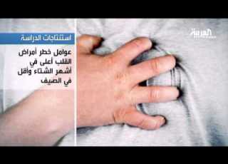  الإصابة بأمراض القلب قد تكون أعلى في الشتاء من الصيف