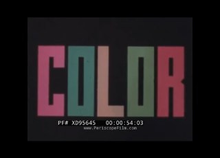  COLOR 1963 RCA COLOR TV TELEVISION PROMO ADVERTISING FILM XD95645