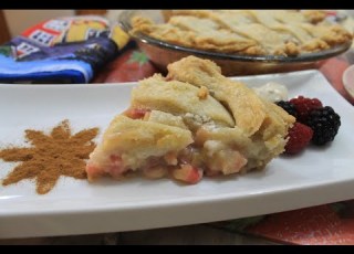  Grandma S Rhubarb Custard Pie Bonita S Kitchen