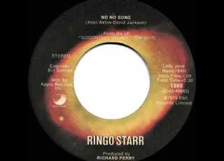 1975 HITS ARCHIVE No No Song Ringo Starr A 1 Record Stereo 45