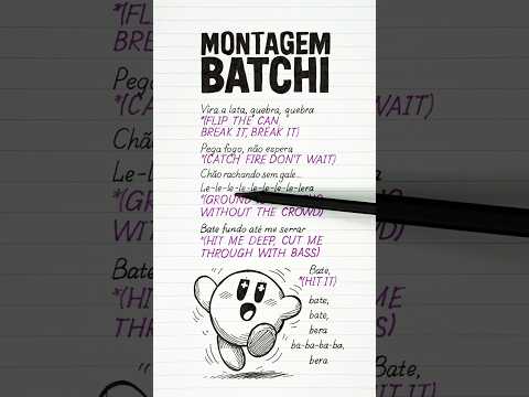 MONTAGEM BATCHI MXZI Rushex Lyrics English Translation Viral TikTok Hit