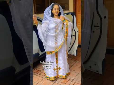Ezu Habesha Dress For Order 251913885006Zuria Chiffon Handmade Fetall Contact Me On WhatsApp
