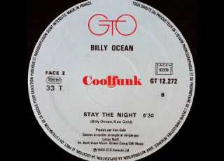 Billy Ocean Stay The Night 12 Disco Funk 1980