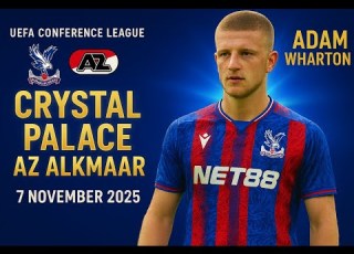  Adam Wharton Vs AZ Alkamaar UEFA Conference League November 2025