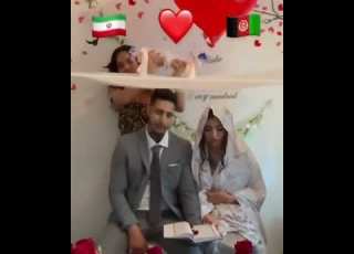  عروسی دختر افغانی با پسر ایرانی Afghan Girl Wedding With Iranian Boy