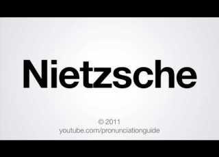How To Pronounce Nietzsche
