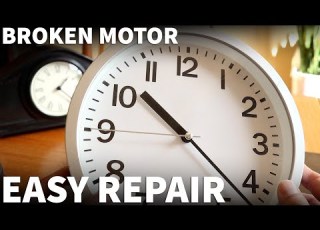 Clock Motor Replacement How To Fix A Wall Clock Easy Battery Operated Quartz Clock Repair