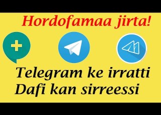  Telegramin Kee Hatame Jira Yoo Setting Kun Hin Sirreeffamin
