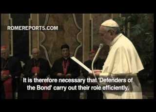  Pope Talks About Marriage Annulments As He Addresses The Church S Highest Court