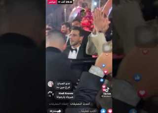 شاهد لاعبين الاهلي من داخل فرح حمدي فتحي