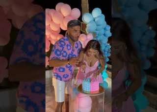 Gender Reveal Of Our Baby Cake Shorts Short Genderreveal Ezgizem