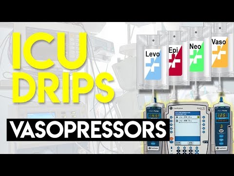 Vasopressors Part 1 ICU Drips