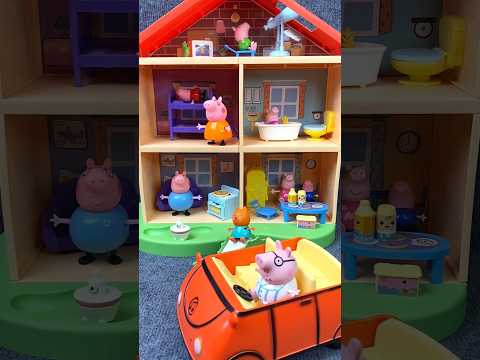 Satisfying With Unboxing Review Peppa Pig Big Family House Toys ASMR Shorts Toys Peppapig Satisfying With Unboxing Review Peppa Pig Big Family House Toys ASMR Shorts Toys Peppapig